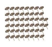 Fdit Chiodi per Tappezzeria, 50 Pezzi Puntine Decorative in Ferro Verde Bronzo per Mobili Divano Artigianale Fai da Te 16-23mm Chiodi di Fissaggio Stile Vintage Ispessimento (21 * 25mm (ispessito))