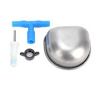 Fdit Ciotola per Conigli, 10 Set di abbeveratoi per Conigli in plastica, Acciaio Inossidabile per Coniglietti per Conigli da Allevamento di Conigli Giovani per Conigli(Conjoined Tee)