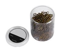 Fdit Clamp/Holder a Spillo per Capelli Accessori per Capelli Lunghi, Ondulati e a Forma di Formazione per Strumenti di Styling, 300 Pezzi per per in 2 Colori per i Testimoni dei Parrucchieri (S)