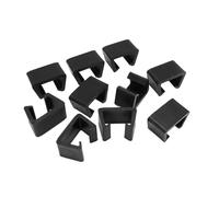 Fdit Clamp/Holder di Fissaggio per Sedia Clamp/Holder per Mobili da Giardino in Materiale ABS per Divano da Patio, Confezione da 10 per Mobili Componibili (Slot da 5,25 cm/2,1 pollici)