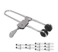 Fdit Clamp/Holder di Recupero Resistenti Alla Ruggine in Acciaio Inossidabile, Promozione della Leva -CHAX MESH Testata e T -Shirt T, 10 pezzi. Set di Soggetti