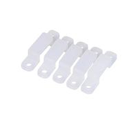 Fdit Clip di Fissaggio Striscia al silicio per LED per striscia di luce 100 pcs 3528 5050 1210 RGB LED Light Strip 8/10/12 mm (opzionale)(8mm)