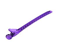 Fdit Clip per Sezionamento 12 Pezzi, Clip per Sezionamento Barbiere in Metallo per Salone Barrette Morsetti per Parrucchiere Strumento per lo Styling per lo Styling dei Capelli (PURPLE)