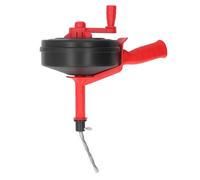 Fdit Coclea di Scarico a Serpente per Impianti Idraulici Potente Strumento di Sblocco per Bagno Rosso per Uso Domestico 65 Acciaio Al Manganese (7,5 m/24,6 piedi)