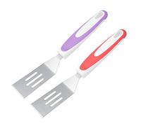 Fdit Coltello per Formaggio in Acciaio Inox, Spatola Taglia Formaggio per Formaggi Semi Duri con Manico Ergonomico in PP e TPR