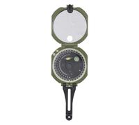 Fdit Compass Geologico Fluorescente Impermeabile, Alta Precisione, Adatta per la Ricerca Geologica, L'orientamento, il Materiale Legale di Zinco Verde