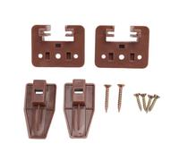 Fdit Confezione da 10 Guide e Pattini per Cassetti, Parte di Ricambio per Guide in Plastica per Cassetti con 30 Viti, per Installazione di per Mobili