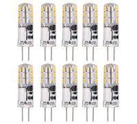 Fdit Confezione da 10 Lampadine LED G4, 12 V 1,2 W Bianco Caldo