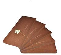 Fdit Confezione da 5 Luminoso tappetini Billigerluxus Glue- Autoadesivo in PVC Antiscivolo Pavimento Staircase tappeti tappetini Protector Pads