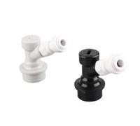 Fdit Connettore con Blocco a Sfera, Connettore per Fusto con Blocco a Sfera da 2 Pezzi per Birra Fatta in Casa con a Innesto Rapido FFL da 8 Mm 1 4 Pollici, per Fusto