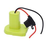 Fdit Connettore di Alimentazione 18 V con Fusibile a 2 Pezzi - Compatibile con + - per Materiali ABS con Giocattoli Robot