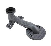 Fdit Connettore per WC, Materiale PP Spesso con Anello di Tenuta in Gomma, 3 Sezioni Regolabili per WC Divisi, Integrati, Intelligenti