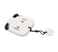 Fdit Contatore del Punteggio di Golf, Clicker Meccanico della Corsa con Ripristino Rapido dello Zero, Quadrante a Due Cifre per Il Monitoraggio di Putt e Colpi per (Pressa Nera per Corpo Bianco)