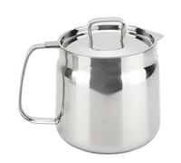 Fdit Contenitore Multifunzionale per Grasso per Pancetta, Filtro per Olio per Frittura da con Filtro a Maglia Fine, Vaso per Olio in Acciaio Inossidabile 304, Recipiente per, per Cucine Domestiche