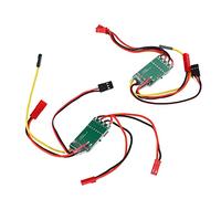 Fdit Controller Doppio Motore RC ESC Spazzolato, Uscita 5A X 2 per LiPo 2S 3S, modalità Miste e Indipendenti per Imbarcazioni, Serbatoi, Camion Cingolati, Protezione da