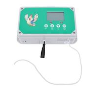 Fdit Controller Programmabile per Porta del Pollaio con Telecomando 50M, Timer Impermeabile IP44 per Porta Automatica del Pollaio, Apertura Ad Alta capacità per (Spina Europea 100-240V)