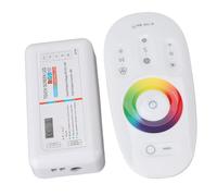 Fdit Controller Remoto LED RF, Dimmer Touch Wireless RGB da 2,4 GHz con Controllo Fluido per Strisce Luminose LED RGB DC 12V 24V
