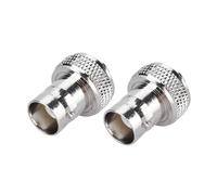 Fdit Convertitore Femmina da SMA a BNC di Alta qualità da 2 Pezzi per un Adattamento Stabile in Applicazioni a Radiofrequenza, Antenne, Dispositivi LAN Wireless, Resistenza Agli Acidi, Resistenza Alla