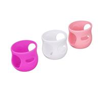 Fdit Coperchio per Biberon in Vetro Antiscottatura in Silicone per Biberon da 4 Once, Coperchio per Alimentazione in 3 Pezzi, per Uso Alimentare, Lavabile in Lavastoviglie per Uso Domestico