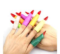 Fdit Copertine di Dito di Halloween, Arredamento Inquietante per Scherzi, Cattura degli Occhi e Decorazioni Artificiali con Design Vivido, 10pcs
