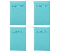 Fdit Copertine per Passaporto, Portafoglio per Passaporto in Morbida Pelle PU Impermeabile Porta Passaporto da Viaggio Organizer Copri Slot per Carta d'identità per i Viaggiatori