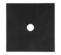 Fdit Coperture per Bruciatori per Fornelli a Gas, Rivestimenti Antiaderenti Riutilizzabili per Bruciatori per Fornelli Protezione per a Gas per Prevenzione (Confezione nera da 8 pezzi)