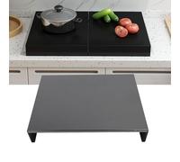 Fdit Copri Fornello a Gas in Acciaio Inossidabile con Piedini Antiscivolo, Materiale più Spesso, per Espandere Lo Spazio della Cucina, Supporto per Fornello Elettrico (40x48 cm)