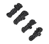 Fdit Corda per Tenda Antivento Multiuso per Esterni, Corda da Campeggio Regolabile per Campeggio, Confezione da 4