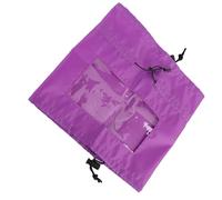 Fdit Cuffia da Doccia per Animali Domestici, Regolabile, Riutilizzabile, Trasparente, Protezione per le Orecchie, per Cani, Comodo Materiale in Tessuto Oxford (PURPLE)