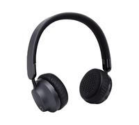 Fdit Cuffie Bluetooth Wireless Sopra L'orecchio Design Pieghevole in Metallo Spazzolato con Luce Respiratoria e Microfono Incorporato per i Viaggi (BLACK)