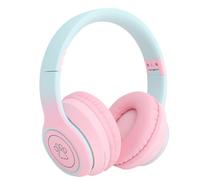 Fdit Cuffie da Gioco Bluetooth con Cancellazione Attiva del Rumore Design a Bassa Latenza per Giocatori e Amanti della Musica Cavo da 3,5 Mm (PINK)