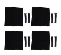 Fdit Cuscini per Scale per Letto a Castello, Morbide Coperture Protettive Antiscivolo con Cinghie Comoda Arrampicata Set di 4 Cuscinetti 25x25 Cm Adatti alla Maggior Parte dei Letti