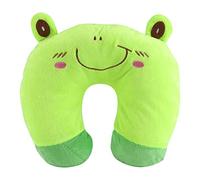 Fdit Cuscino da viaggio Verde Rana