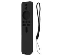 Fdit Custodia Protettiva in Silicone per Uso Domestico per Xiaomi TV Stick 4K Cover per Telecomando Lavabile Accessori per la Televisione con Cinturino(1#)
