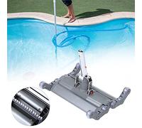 Fdit Detergente in Lega di Alluminio di Aspirazione per Aspirazione della Testa di Alta qualità, Resistente alla Corrosione per la Pulizia delle Pareti della Piscina