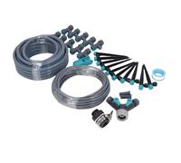 Fdit di Irrigazione a Goccia, Set di Irrigatori a Spruzzo Precisi e Regolabili per Giardino, Serra, Prato, Connettore a Forma di Y, Connettore Universale per Prato, Giardino, Cortile