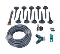 Fdit di Irrigazione da Giardino, 3 modalità, Kit di Irrigazione Automatica con Ampia Copertura per Prato, Cortile, Serra