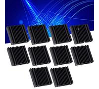 Fdit Dissipatore di Calore Dispositivi a semiconduttore Stampante 3D Dissipatore di Calore 10 Pezzi Cooler Fin Accessorio per Stampante 3D Dissipatore di Calore Durevole Radiatore per Router CPU