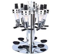Fdit Distributore di Liquori, Misuratore di Alcolici da Parete con Design Rotante da 30 Ml con Contenitore a Molla per Casa, Bar, Feste