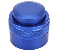 Fdit Distributore e Pressino per caffè Regolabili da 51 Mm Strumento per Pressatura con profondità Calibrata per Polvere per caffè in Acciaio Inossidabile 304 con Portafiltro da 54 (BLUE)