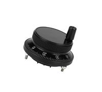 Fdit ECCOODER PULSE RUOTA MANAI - 5V 60MM - Adatto per CNC e Fresature in Metallo Ingranaggi in Metallo Ultra sottile e Design Leggero (BLACK)