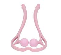 Fdit Efficace Massaggiatore per Collo Portatile e Massaggiatore per Spalle a Doppio Punto di Attivazione per il Massaggio Muscolare - Impugnatura Leggera Ed Ergonomica per Qualsiasi Parte del Corpo