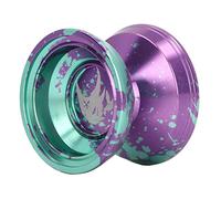 Fdit Elegante Giocattolo Yoyo Insensibile con Superficie Liscia Sabbiata, Coltiva Perseveranza e Pazienza, Regalo Perfetto per Bambini, Amici, Colleghi, Materiale in Lega di Alluminio (GREEN)