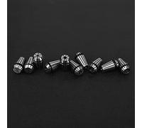 Fdit ER16 Chuck Set con Piume in Acciaio Ad Alta velocità Economiche, Accessori Industriali 10 Pezzi