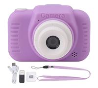 Fdit FDIT Kids Camera 1080p HD con Carta da 32 GB, Selfie a Doppio Lente, Regali di Compleanno di Natale per Ragazzi Ragazze Dai 3 Ai 12 Anni (PURPLE)