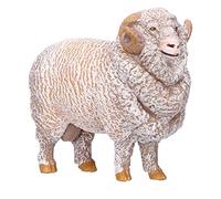 Fdit Figura di Animale Pecora, Modello di Pecora Realistico, Ideale per L'apprendimento Precoce, Giocattoli Educativi