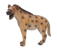 Fdit Figura di Iena, Statua di Animale in Plastica Ad Alta Emulazione Piccola Replica Realistica di Iena per la Decorazione della Scrivania Dell'ufficio e L'esposizione Educativa