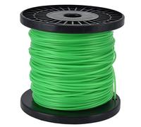 Fdit Filo Decespugliatore 2mm x 100m, Filo Tagliaerba Rotondo in Nylon Verde Ricambi per Tagliabordi