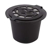 Fdit Filtro per caffè, Capsule di caffè Riutilizzabili in Rete di Acciaio Inossidabile con Spazzola per la Pulizia e Misurino per Macchina (BLACK)