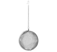 Fdit Filtro per tè in Acciaio Inossidabile 304, Infusore a Sfera con Catena e Gancio, per Preparare tè Sfuso e Filtrare Spezie (Grande (21,65x14,96x0,39 pollici))